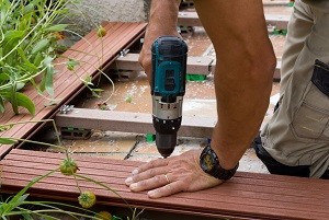 Terrasse en bois composite