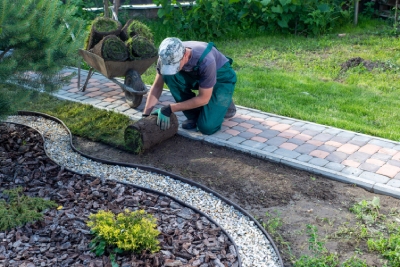 Réalisation d’un projet d’aménagement extérieur par des professionnels