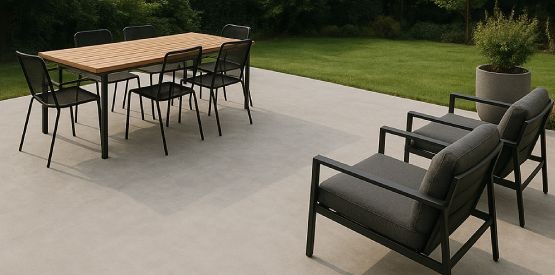 Avantages du béton lissé pour une terrasse en Brabant wallon